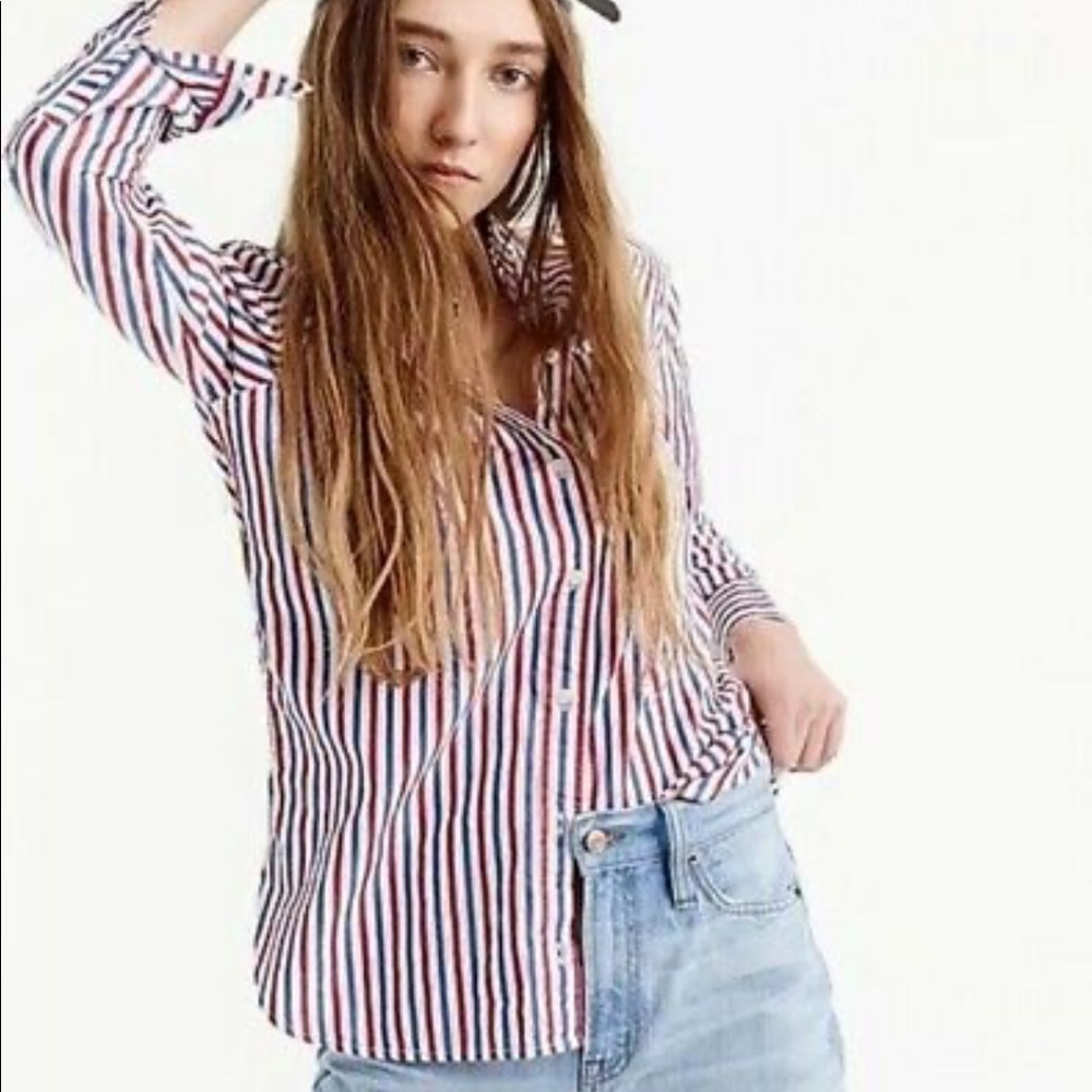J. CREW Classic Fit Boy Shirt Button Down
